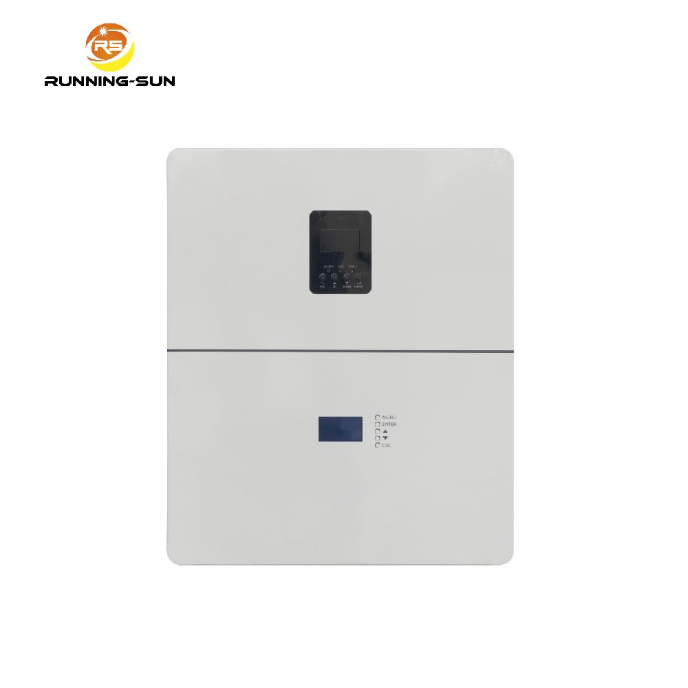 Bateria de lítio RS All-in-one Series LFP montada na parede ESS 3KWH com inversor de 3KW