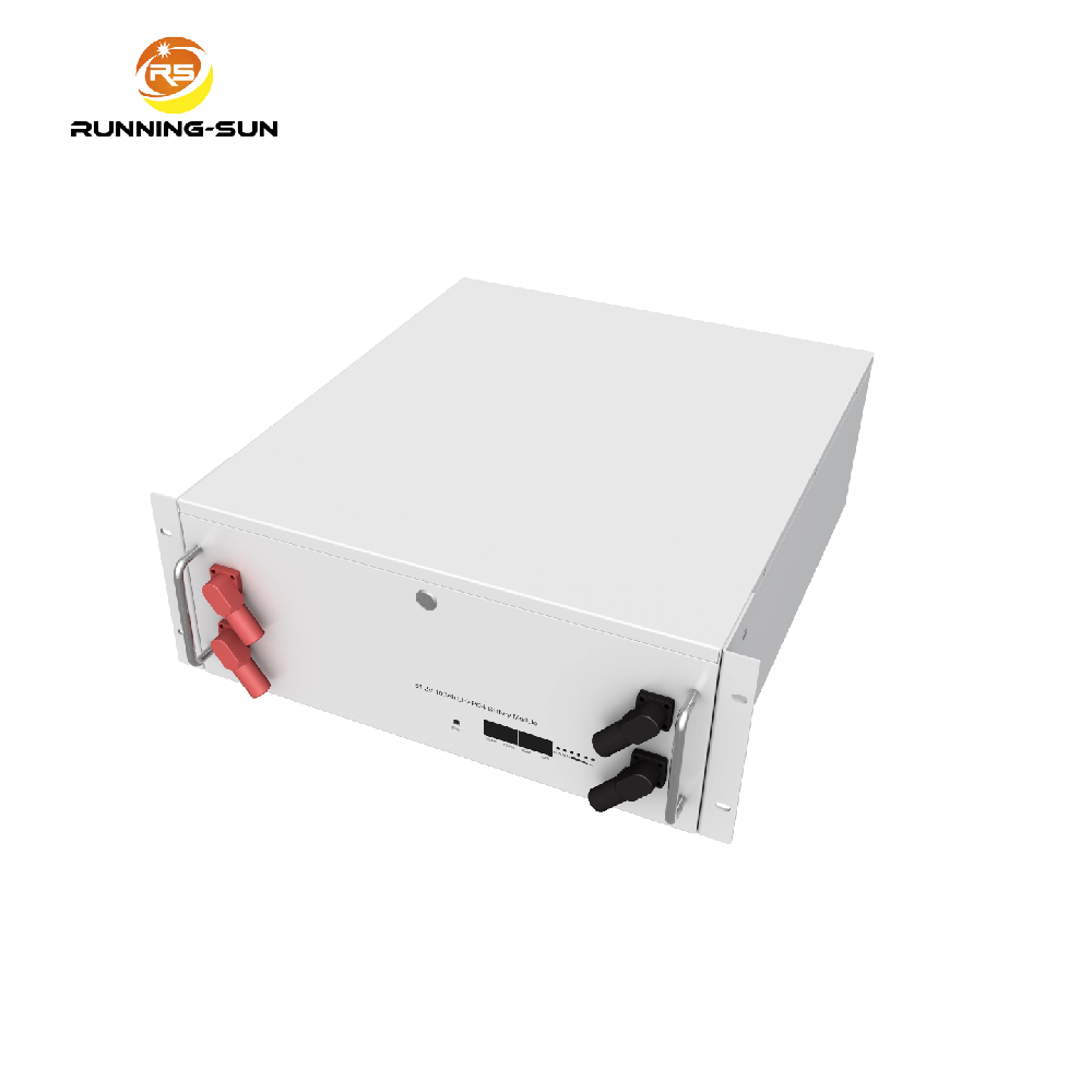 Bateria de armazenamento de energia de lítio de alta qualidade, 48V 200AH, para uso doméstico, montada em trilho