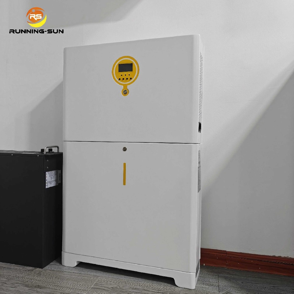 Sistema de armazenamento de energia solar com inversor e baterias de lítio tudo-em-um LiFePO4 Ess 5kW + 5kWh